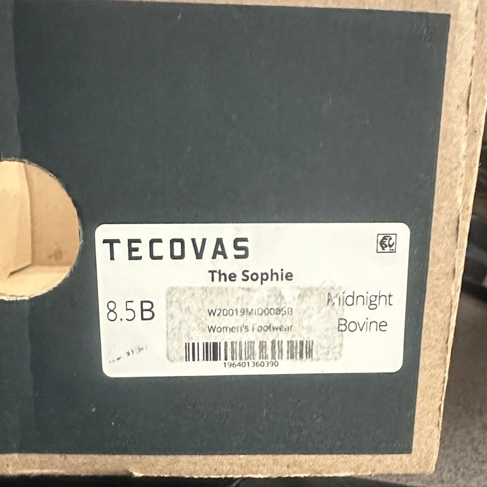 Womens Tecovas Black Leather Sophie Booties - Picture 2 of 11